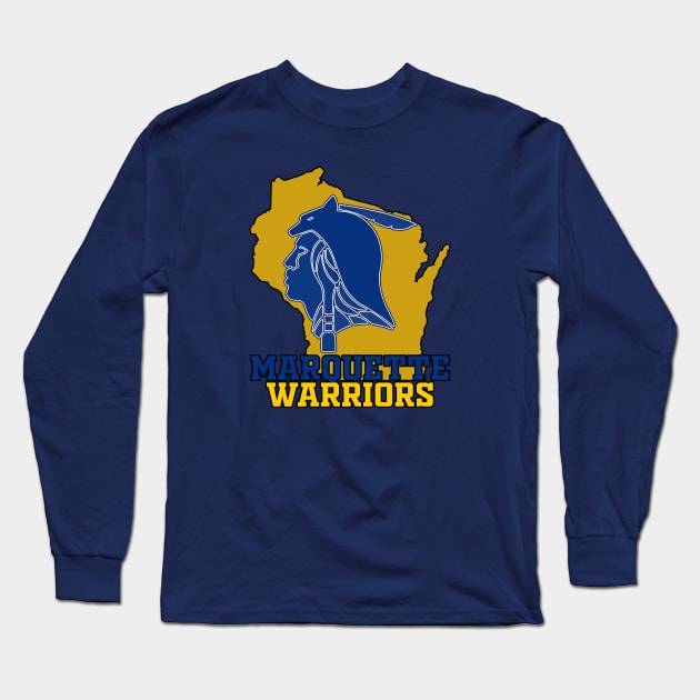 Marquette Warriors Long Sleeve T-Shirt by Geraldines